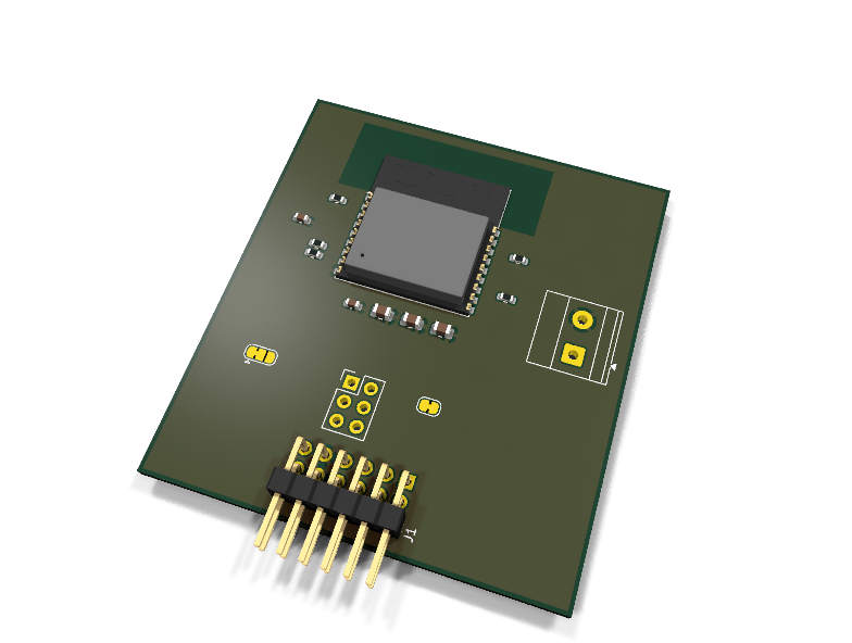 AXC-003 PCB render
