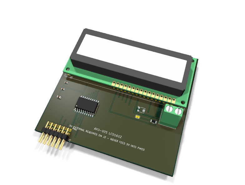 AXO-005 PCB render